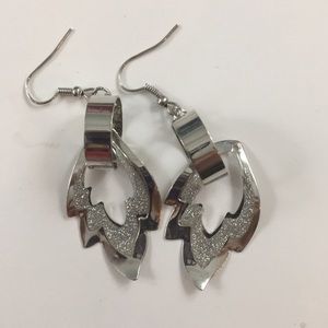 Silver earrings
